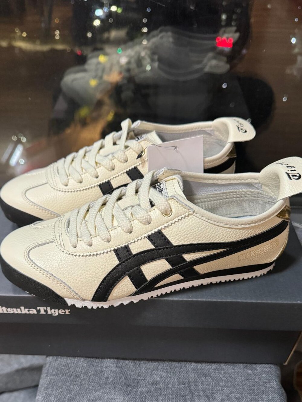 Onitsuka Tiger Mexico 66 Women's Casual Sneakers CREAM/BLACK